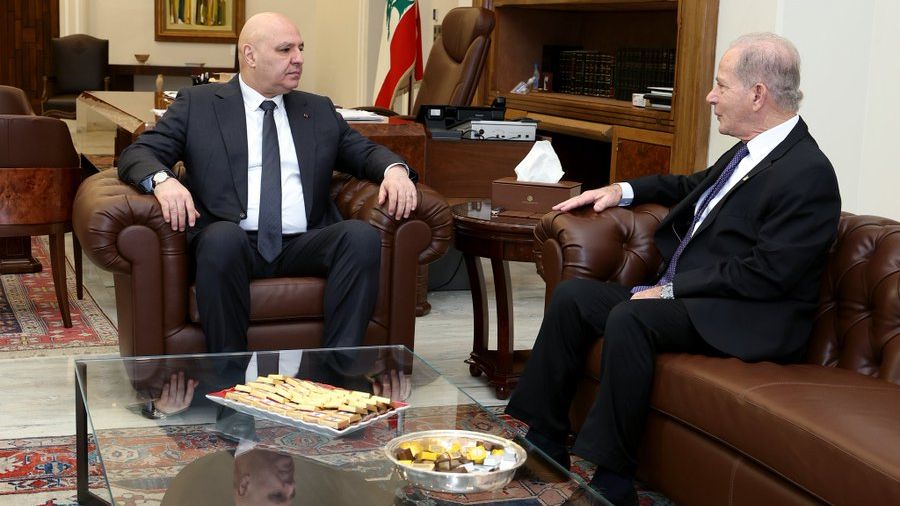 Rencontres diplomatiques à Baabda