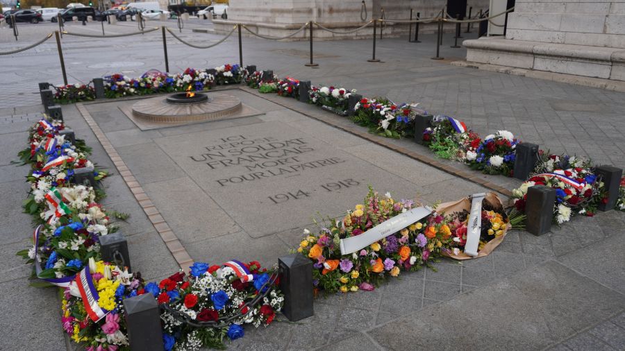 La tombe du Soldat inconnu, à Paris