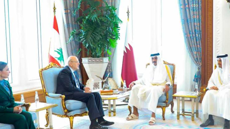 Visite impromptue de Mikati à Doha