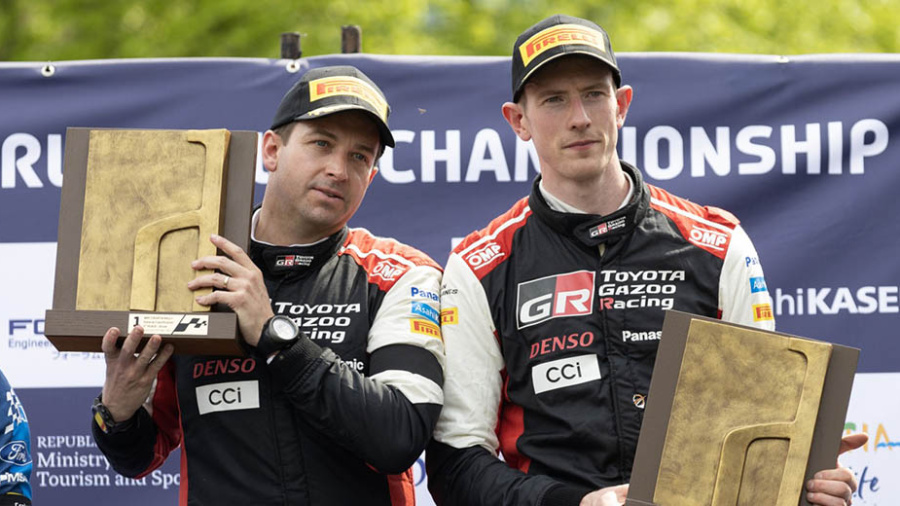Evans gagne en Croatie et rejoint Ogier au championnat