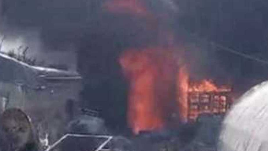 Incendie à Minié