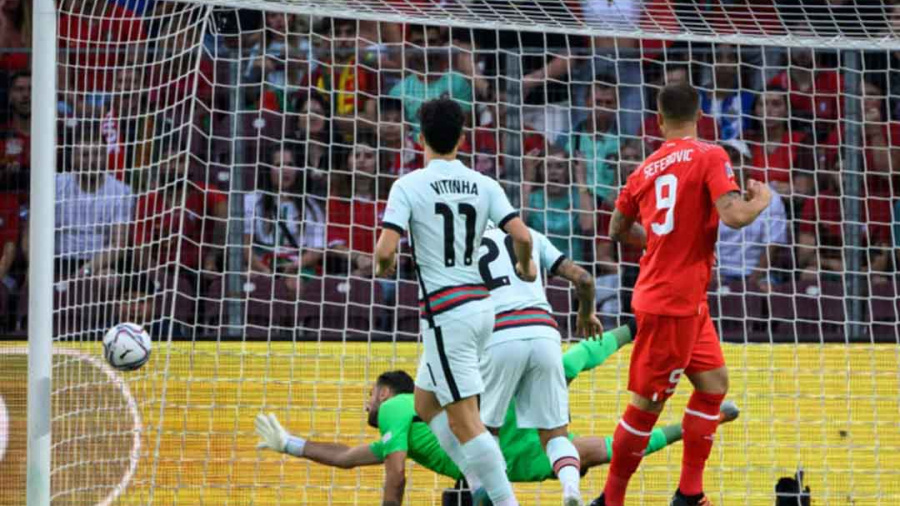 Le Portugal s'incline en Suisse