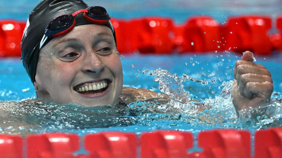 Natation: titre national et temps canon pour Ledecky sur 800 m