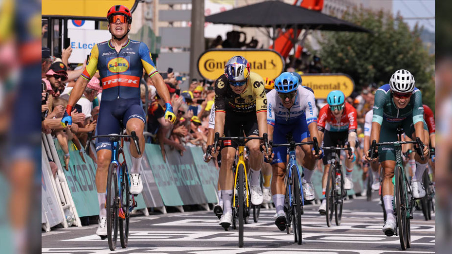 Tour de France: Pedersen s'impose au sprint à Limoges
