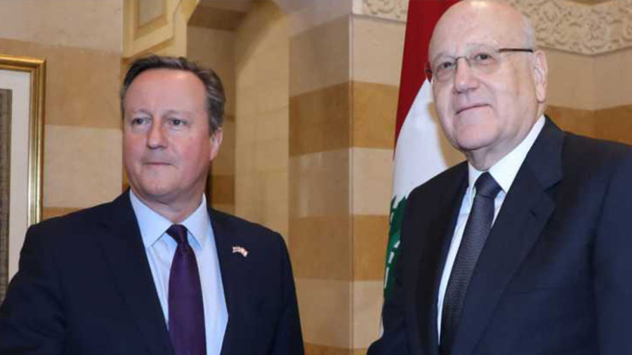 Cameron à Beyrouth: pour une désescalade dans la région
