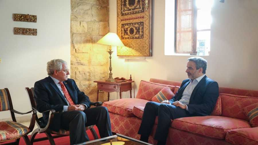 Moawad reçu par l’ambassadeur d’Espagne