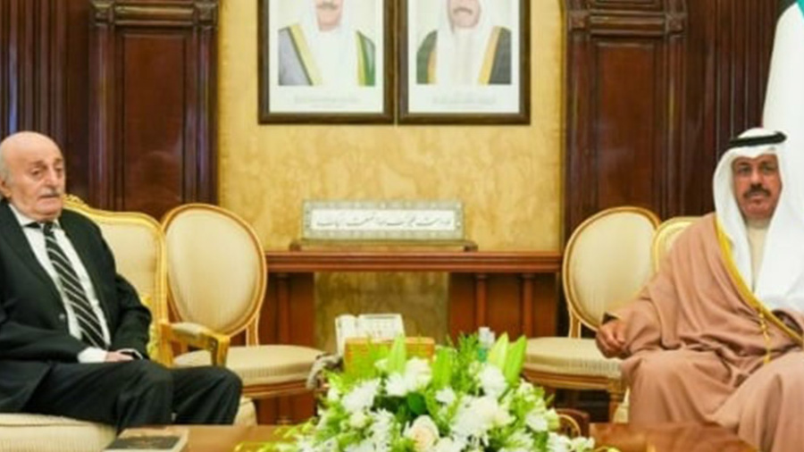 Joumblatt rencontre le Premier ministre koweïtien