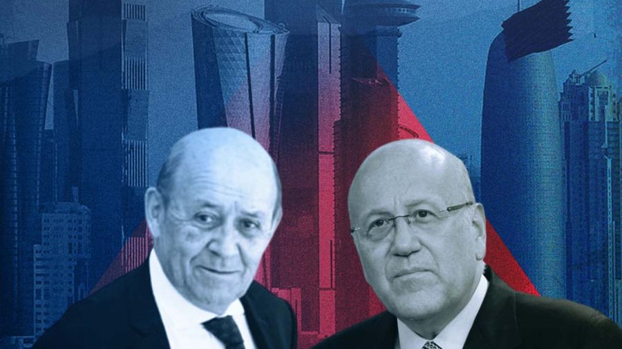 Pas de rencontre entre Mikati et Le Drian à Doha