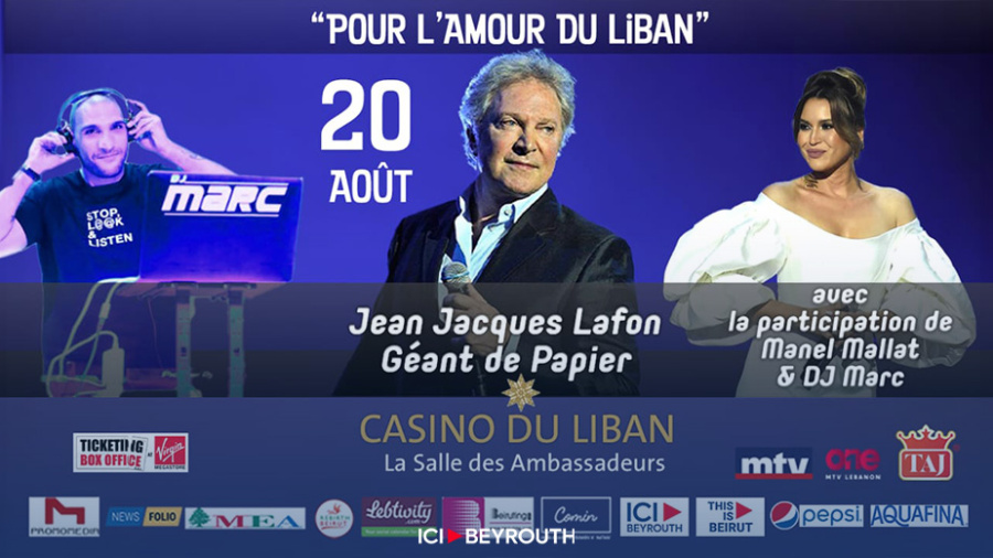 Jean-Jacques Lafon au Casino «Pour l’amour du Liban»