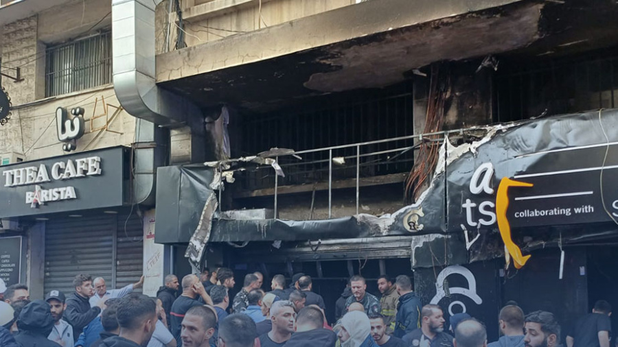 Incendie du restaurant: Les pompiers de Beyrouth font le point
