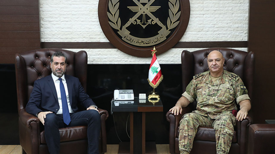 Ragy el-Saad rencontre le commandant en chef de l’armée