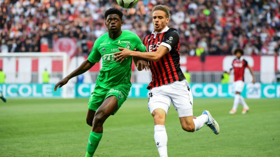 Nice renverse Saint-Etienne en L1
