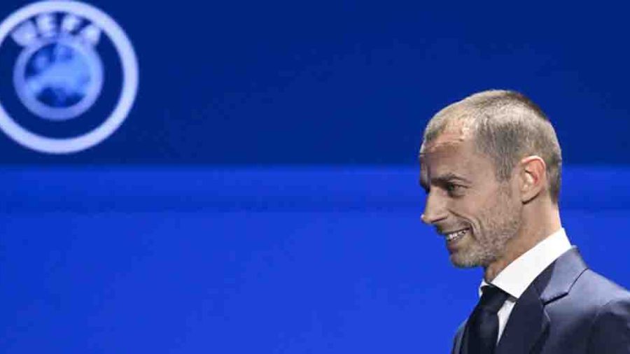 UEFA: Ceferin réélu jusqu'en 2027