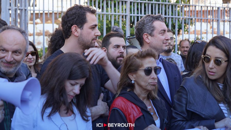 Sit-in contre la convocation du journaliste Jean Kassir