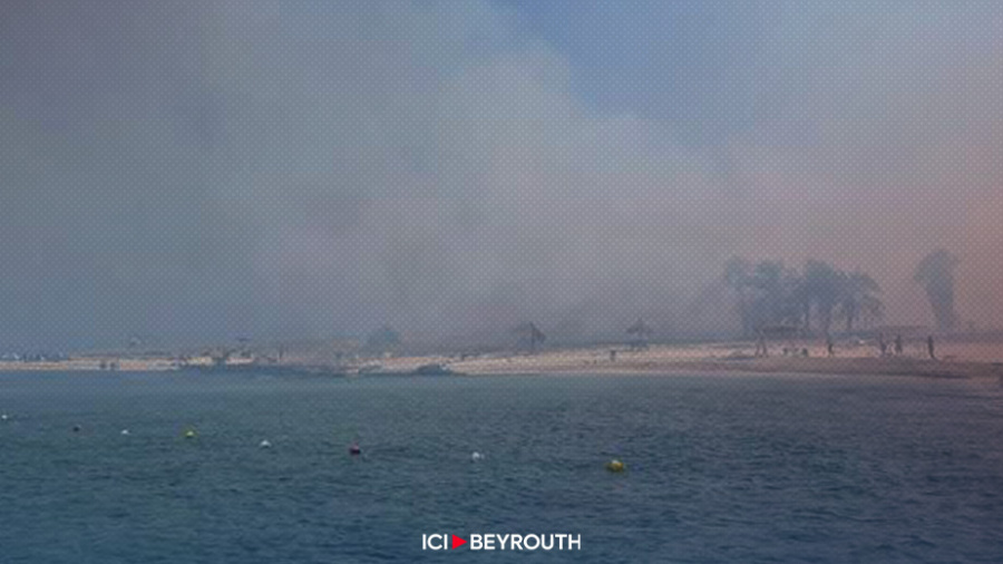 Incendie sur l’Île des Palmiers à Tripoli