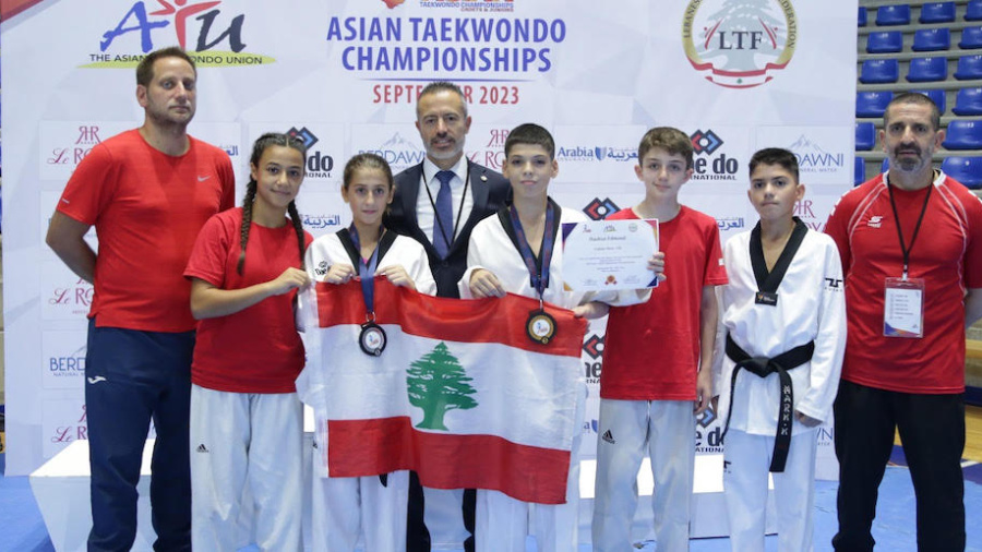 Championnat asiatique de taekwondo: deux médailles pour l'équipe libanaise