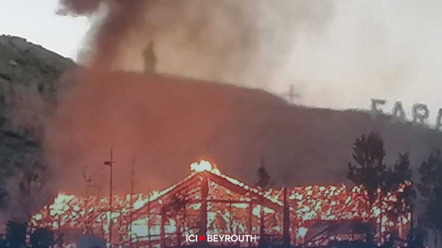 Un important incendie s’est déclaré à Faraya menaçant les chalets