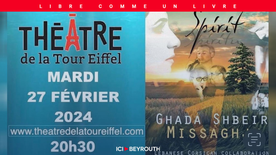 Ghada Chbeir et Missaghju au théâtre de la tour Eiffel