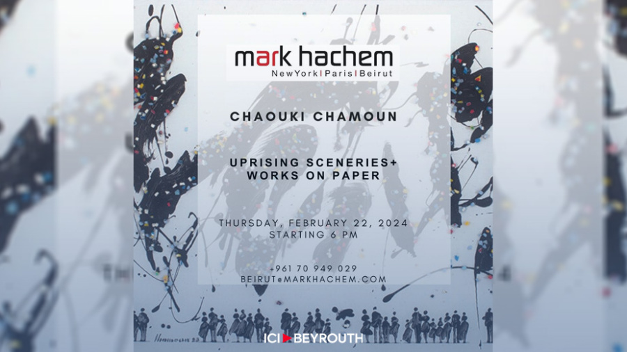Chaouki Chamoun expose à la galerie Mark Hachem