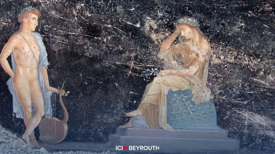 Des fresques mythologiques exceptionnelles découvertes à Pompéi