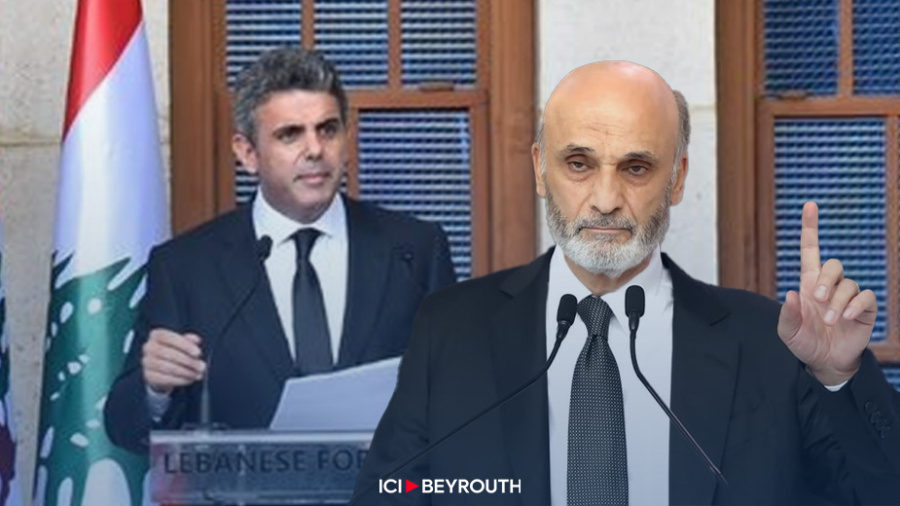 Geagea et Hawat, deux discours modérés mais fermes aux obsèques de Sleiman