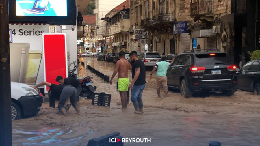 Intempéries: au Kesrouan, les routes se sont transformées en fleuves