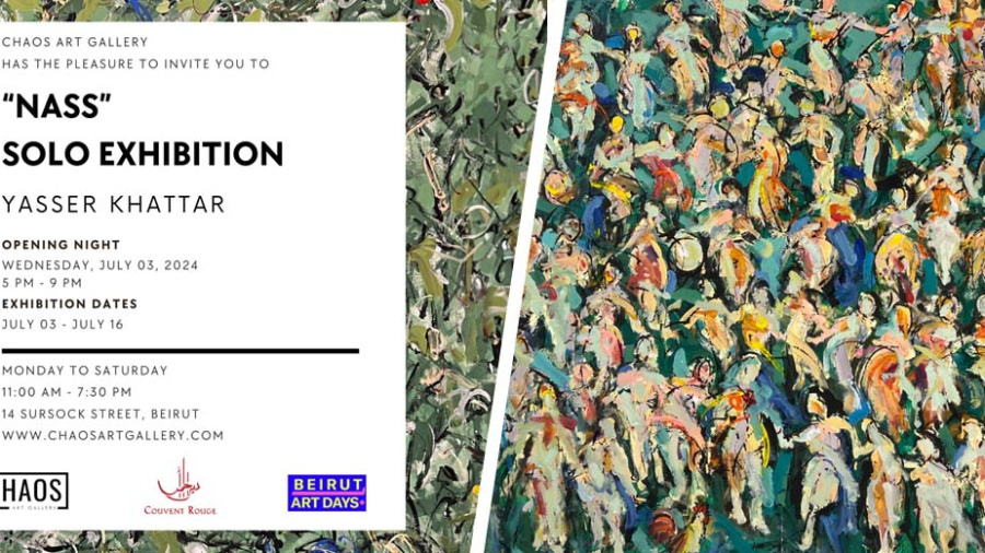 Yasser Khattar expose «Nass» à la Chaos Art Gallery