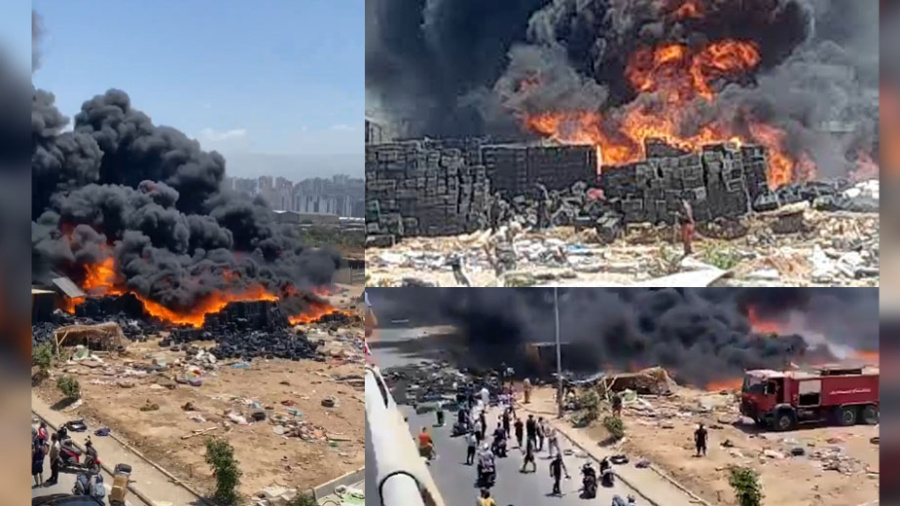 Un grand incendie déclaré à Tripoli samedi