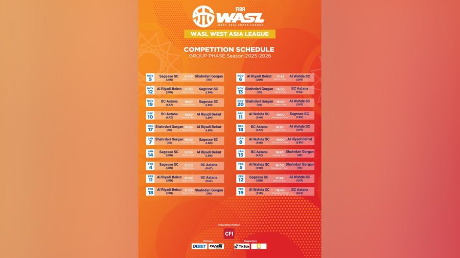 Wasl 2025-2026: La Sagesse et Riyadi fixés sur leur calendrier