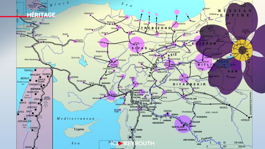Le génocide de 1915-1918 aux mains des Ottomans