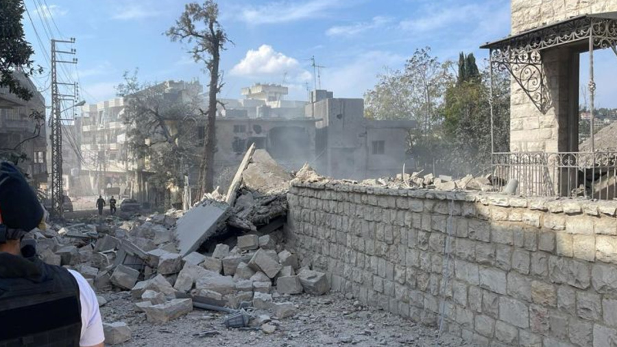 Raid israélien sur un bâtiment historique à Nabatiyé