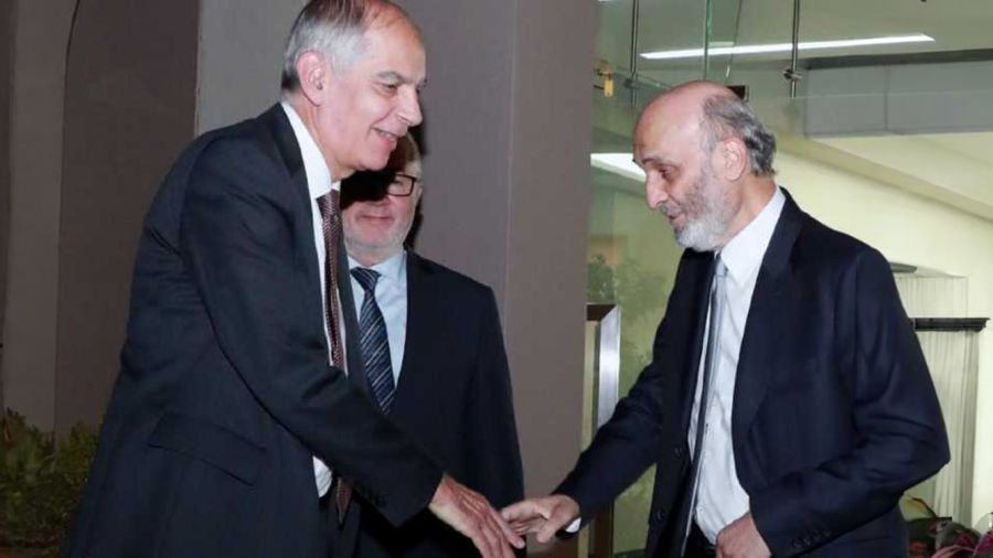 Entretien Geagea-Magro à Meerab