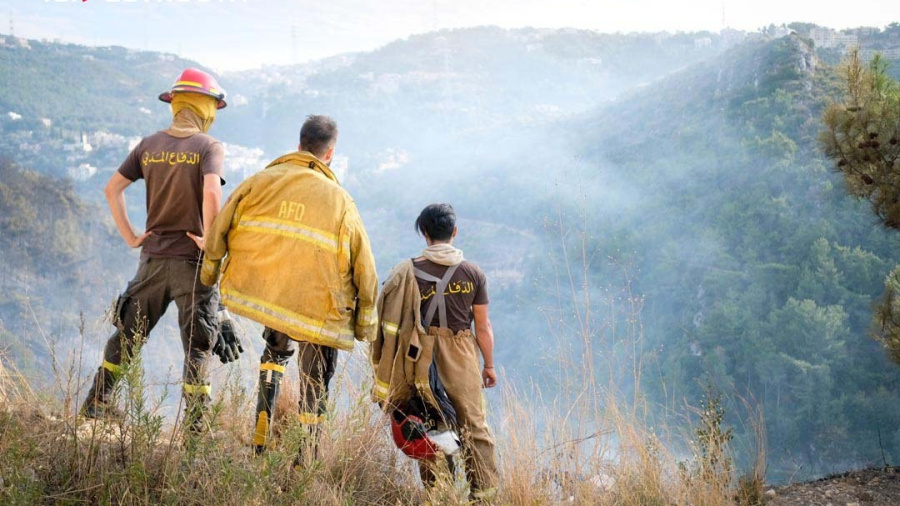 À Bchamoun, une bataille du feu sous le signe de la coopération